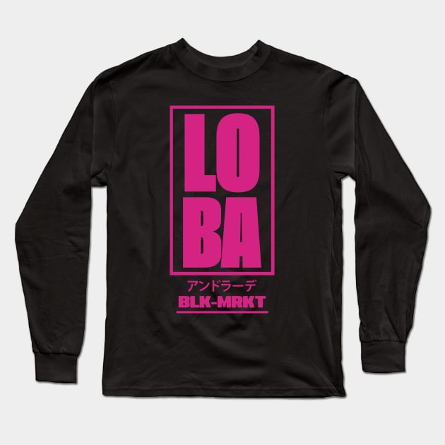 Loba Apex Legends "LOBA" (Pink) Long Sleeve T-Shirt by brendalee